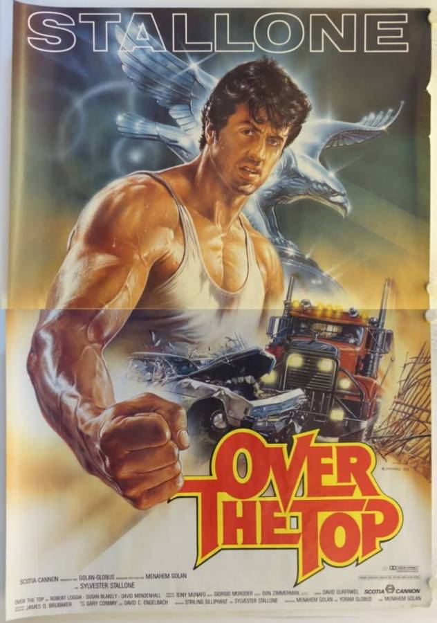 Over the Top original release german four-panel movie poster